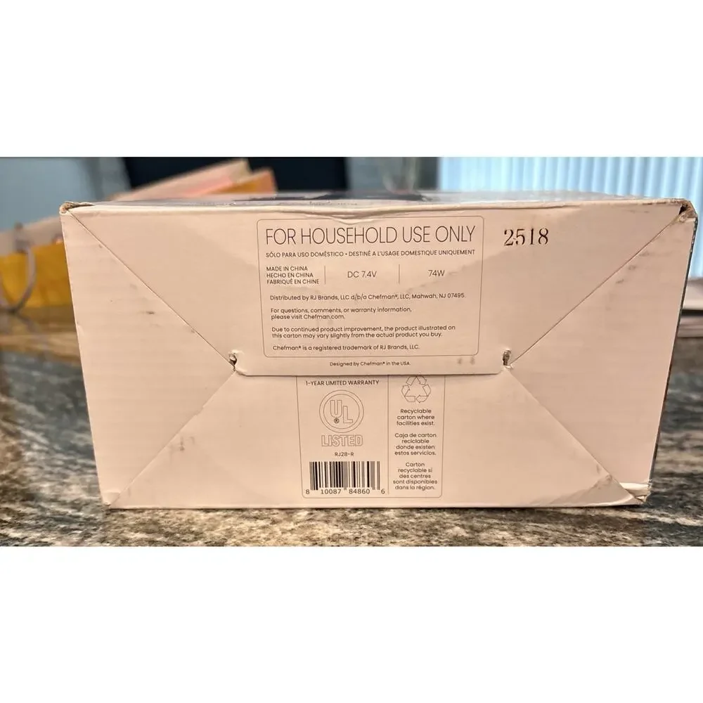 Chefman cordless portable